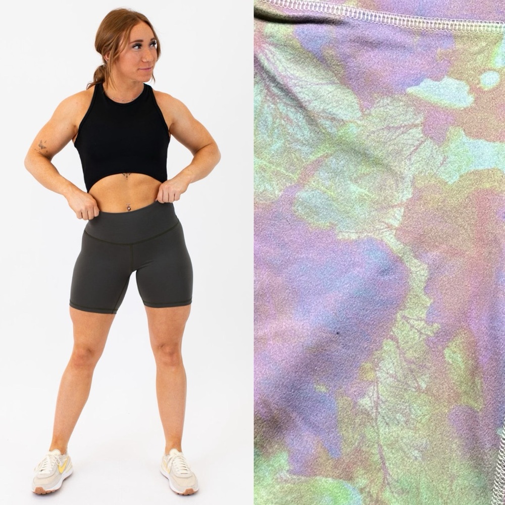 FLEO High Rise 6” Tie Dye Biker Shorts